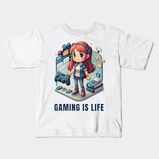 Gaming is Life! Kids T-Shirt